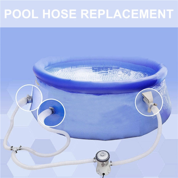 For Intex Swimming Pool Filter Pump Replacement 2 Hoses 4 Clamps Blue by bashfashion