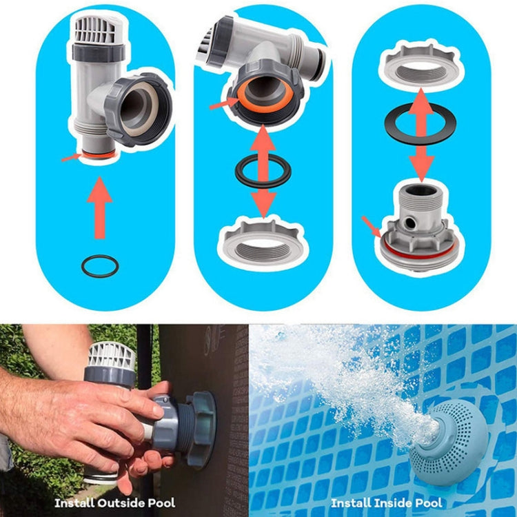 2pcs 10262 For Intex Pool Plunger Valves O-Ring Rubber 25076RP Washer Ring Kit by bashfashion