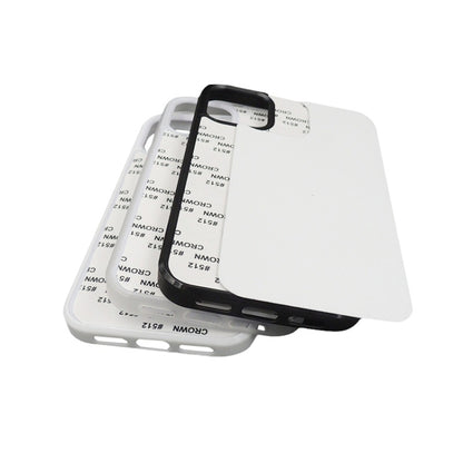 For iPhone 15 Plus 10PCS 2D Blank Sublimation Phone Case(Transparent) by bashfashion