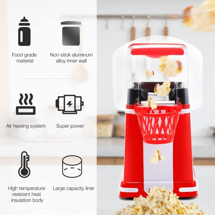 1200W Basket Popcorn Machine Electric Automatic Corn Popper 110V US Plug by bashfashion