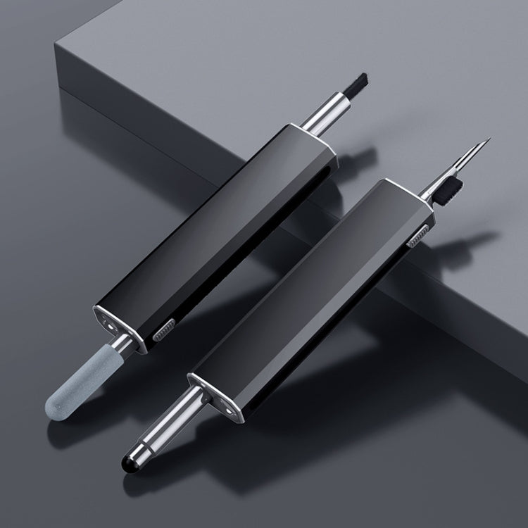 Headphone Keyboard Cleaning Kit with Capacitive Touch Pen(Black) by bashfashion