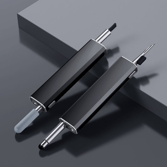 Headphone Keyboard Cleaning Kit with Capacitive Touch Pen(Black) by bashfashion