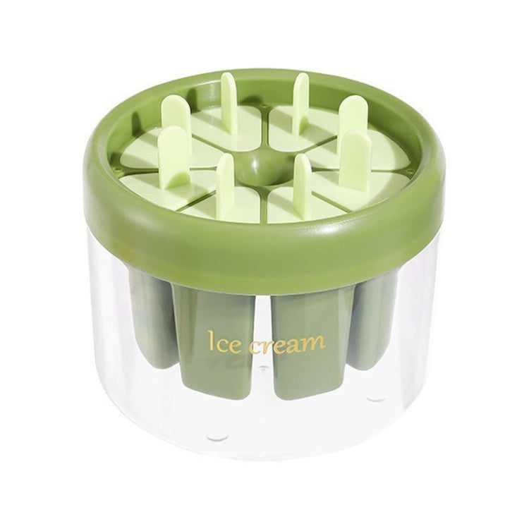 Homemade Popsicle Molds 8 Grid Ice Popsicle Maker With Ice Storage Bin(Green) by bashfashion