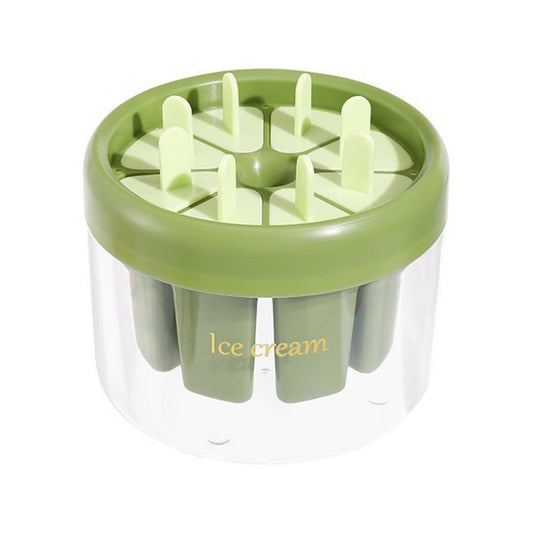 Homemade Popsicle Molds 8 Grid Ice Popsicle Maker With Ice Storage Bin(Green) by bashfashion