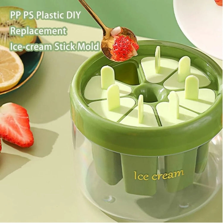 Homemade Popsicle Molds 8 Grid Ice Popsicle Maker With Ice Storage Bin(Green) by bashfashion