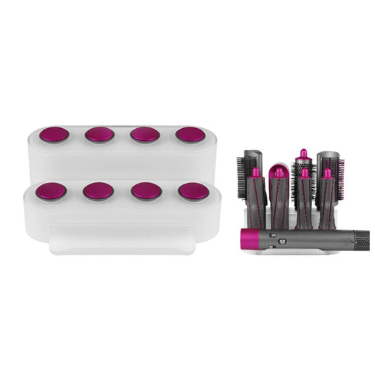 For Dyson Airwrap Storage Rack Can Store 8 Attachment(Rose Red) by bashfashion