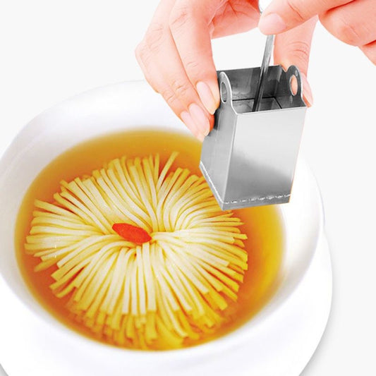 Chrysanthemum Shredded Tofu Knife Mold 304 Stainless Steel Tofu Knife Kitchen Tools(Chrysanthemum Tofu Knife) by bashfashion