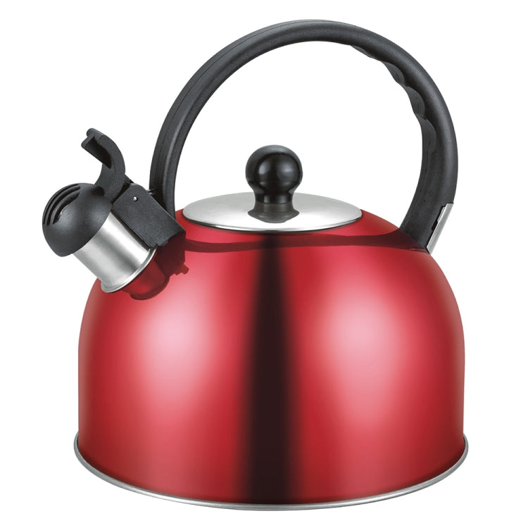Thickened Stainless Steel Hemispherical Whistle Induction Cooker Gas Stove Kettle, Capacity: 3L Red by bashfashion