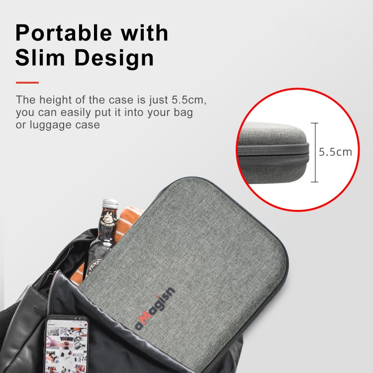 For Insta360 X5 / X4 aMagisn Medium Storage Bag Clutch Bag Protective Case by aMagisn