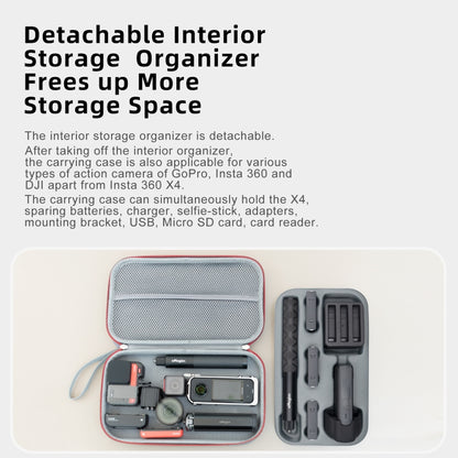 For Insta360 X5 / X4 aMagisn Medium Storage Bag Clutch Bag Protective Case by aMagisn