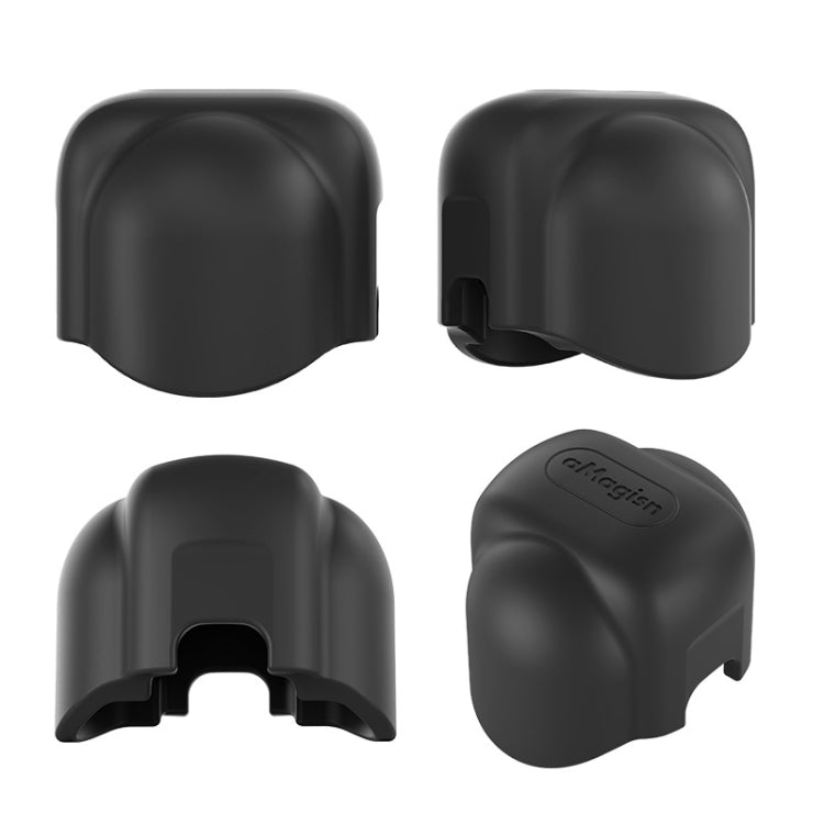 For Insta360 X4 AMagisn Silicone Protective Cover Lens Cover Gray by aMagisn