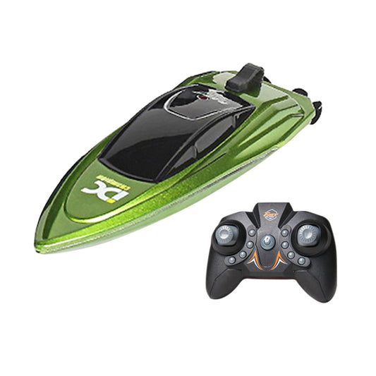 Children 2.4G Mini Remote Control Boat Summer Water Play Electrical Submarine Boys Toys(Green) by bashfashion