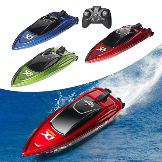 Children 2.4G Mini Remote Control Boat Summer Water Play Electrical Submarine Boys Toys(Green) by bashfashion
