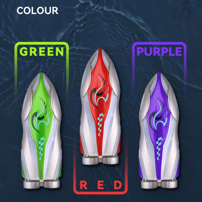 Children 2.4G Mini Remote Control Boat Summer Water Play Electrical Submarine Boys Toys(Purple) by bashfashion