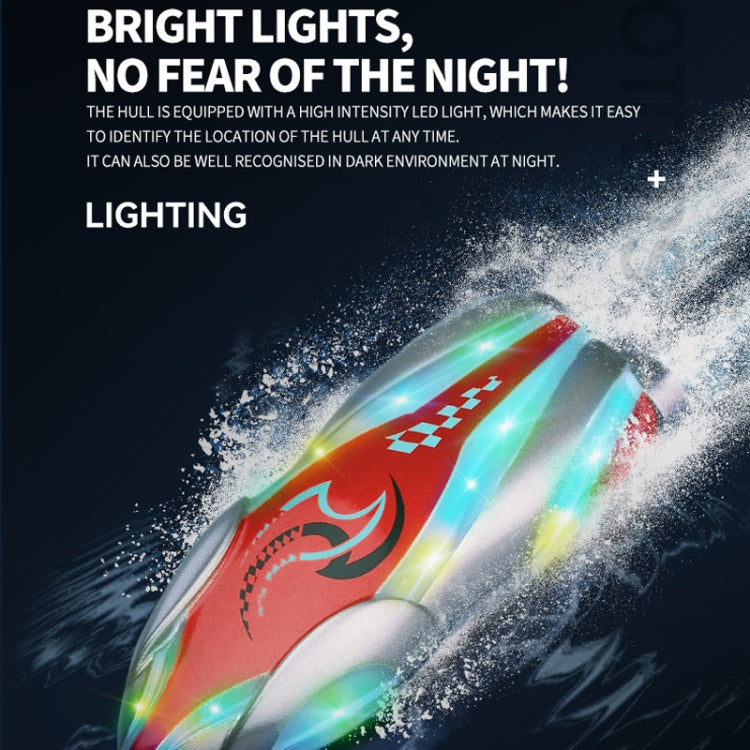 Children 2.4G Mini Remote Control Boat Summer Water Play Electrical Submarine Boys Toys(Red) by bashfashion