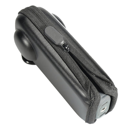 For Insta360 X4 Mini Storage Case PU Bag Sport Camera Protector With Hook(Black) by bashfashion