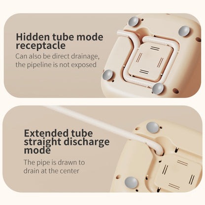 Small Household Portable Underwear Washing Machine, Size: UK Plug(Milk Yellow) by bashfashion