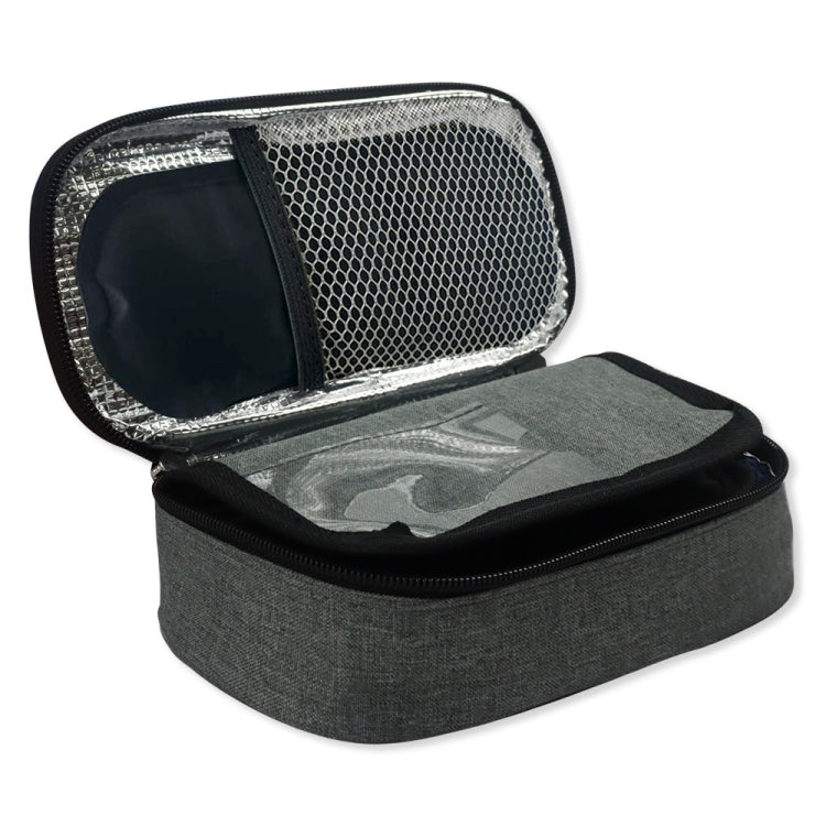 Portable Insulin Cooler Travel Package Insulin Care Bag(Grey) by bashfashion