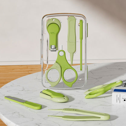 4-in-1 Baby Nail Clipper Set Travel Portable Baby Care Kit(Green) by bashfashion