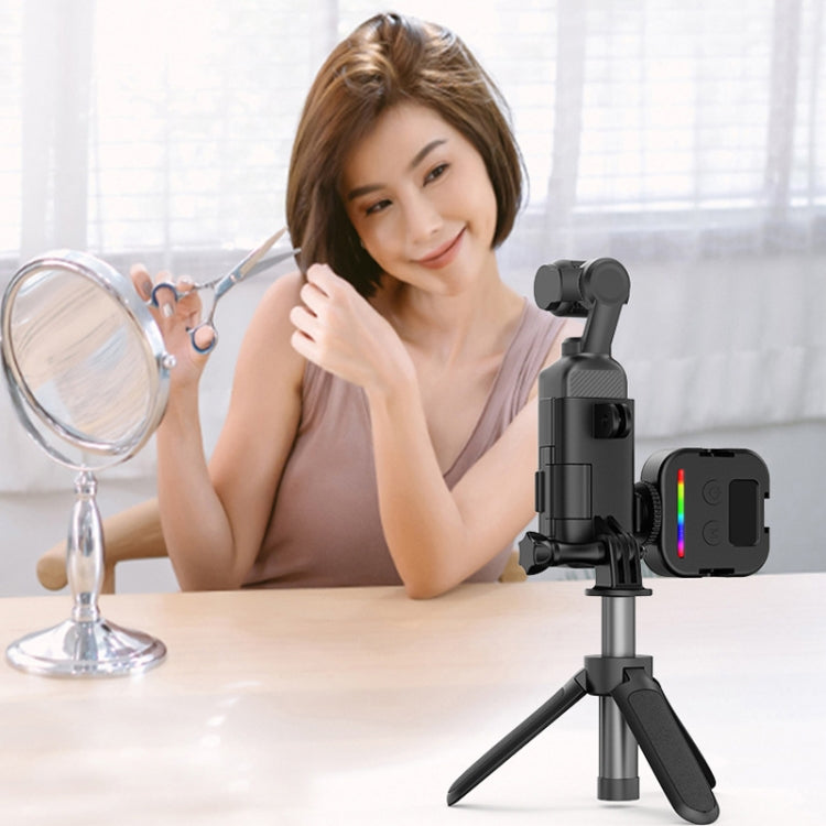 For DJI Osmo Pocket 3 HEPAIL Extended Adapter Protective Bezel Extension Handle Cold Shoe Adapter Bracket by HEPAIL