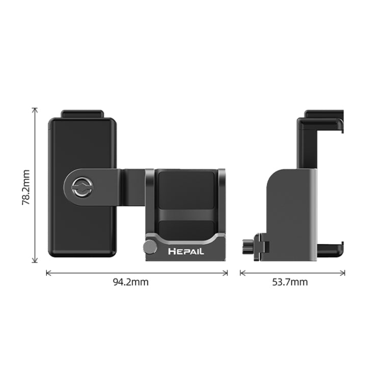 For DJI OSMO Pocket 3 HEPAIL Extended Phone Holder Adapter Protection Bezel by HEPAIL