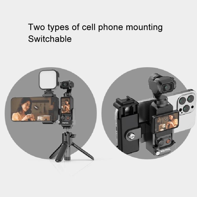 For DJI OSMO Pocket 3 HEPAIL Extended Phone Holder Adapter Protection Bezel by HEPAIL