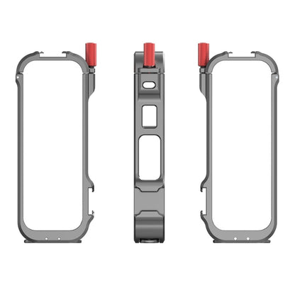 For Insta360 X4 Metal Frame Action Camera Rabbit Cage Expansion Bracket by bashfashion