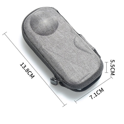 For Insta360 X4 Mini Storage Bag Lightweight Waterproof Body Box(Deep Gray) by bashfashion