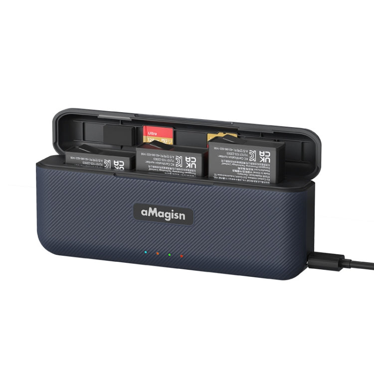 For DJI Action 4 / 3 aMagisn Fast Charge Charging Box Charger Sports Camera Accessories by aMagisn