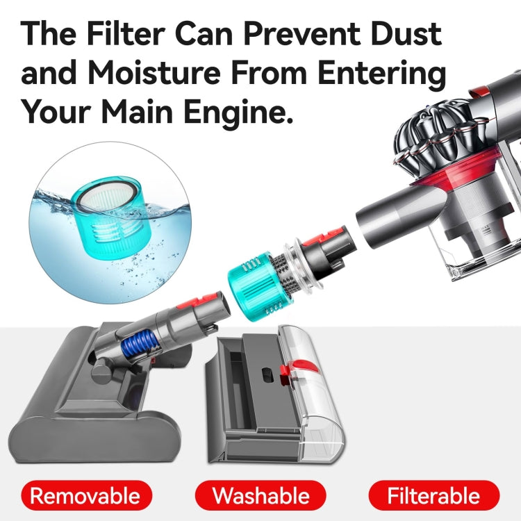 For Dyson V7 V8 V10 V11 V15 Vacuum Cleaner Wet Dry Mopping Head by bashfashion