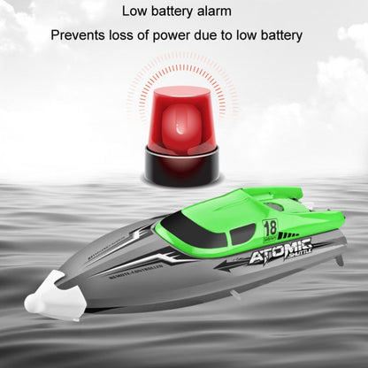 EB02 2.4G Wireless RC Boat Circulating Water-Cooled High-Speed Speedboat Racing Boat Model Toy(Orange) by bashfashion