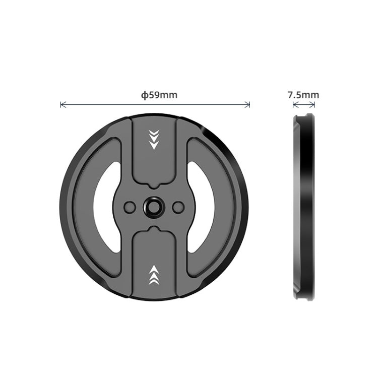 HEPAIL MS06 Magsafe Magnetic Base Mobile Phone Photography Fixed Bracket by HEPAIL