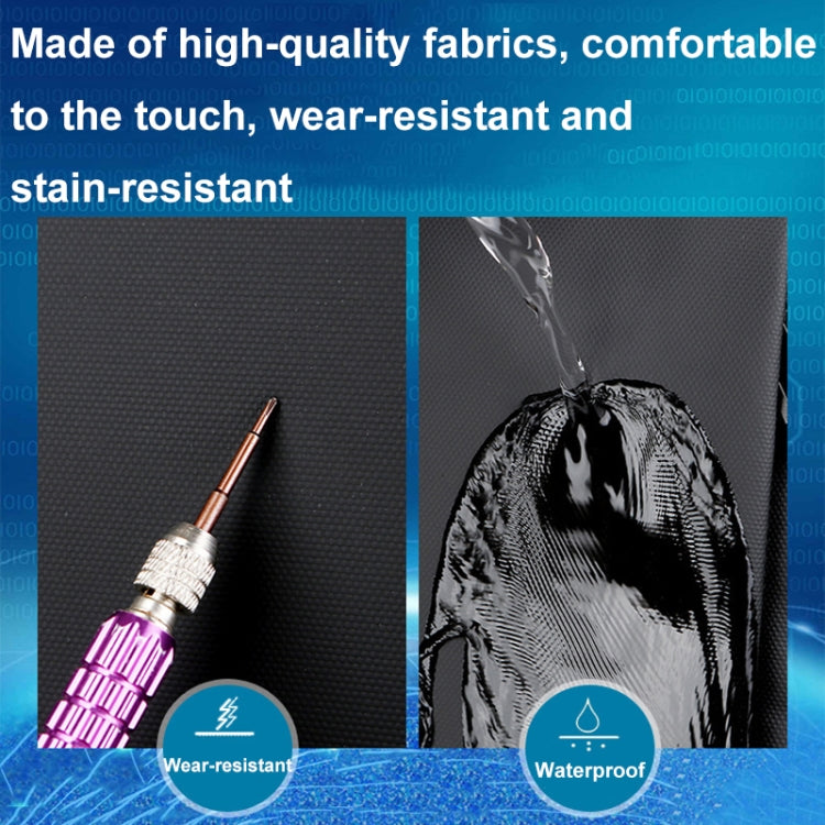 Expandable Business Waterproof Laptop Backpack With USB Port(Black) by bashfashion