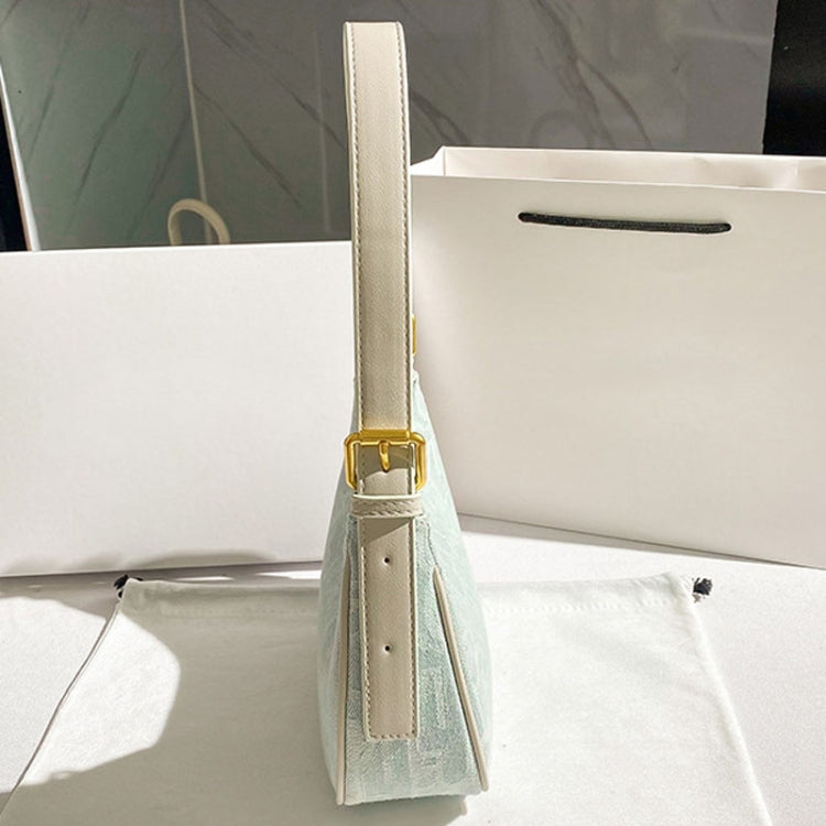 Denim Women Bag Underarm Single Shoulder Handbag Tote Niche Dumpling Bag(Light Denim Color) by bashfashion