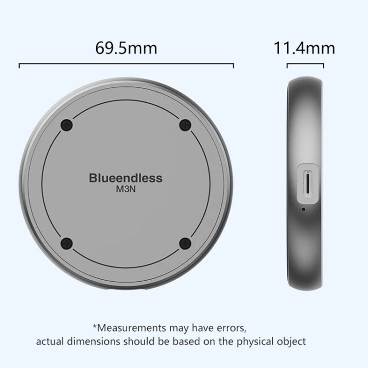 Blueendless M3N Magnetic M.2 2230 / 2242 NVMe SSD Enclosure 10Gbps Type-C USB3.1 SSD Case For Mobile Phone by Blueendless