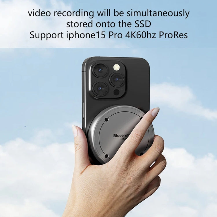 Blueendless M3N Magnetic M.2 2230 / 2242 NVMe SSD Enclosure 10Gbps Type-C USB3.1 SSD Case For Mobile Phone by Blueendless