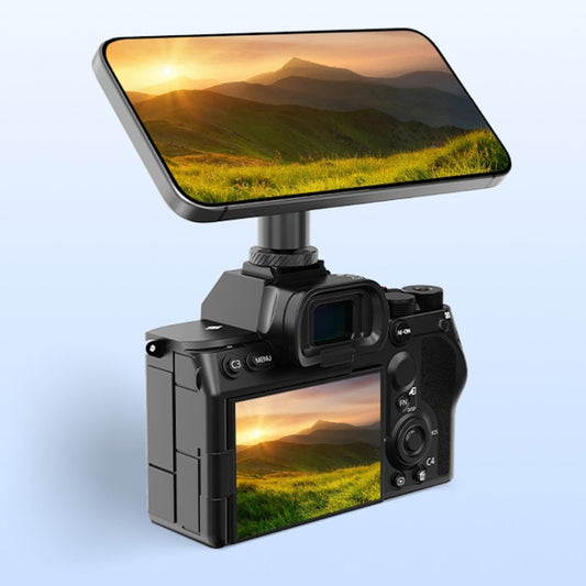 HEPAIL Magsafe Magnetic Mobile Phone Bracket Metal Gimbal Stand, Style: Cold Boot Base by HEPAIL