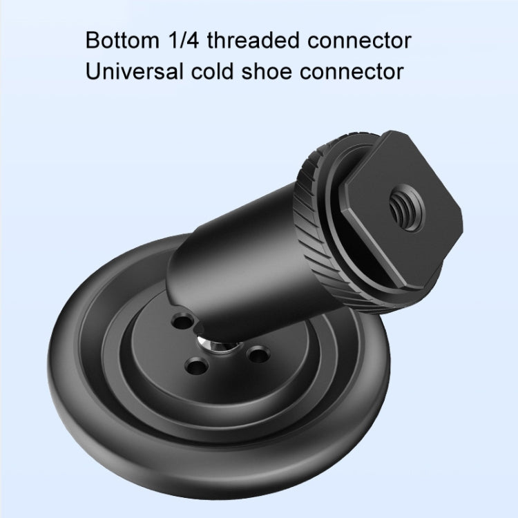 HEPAIL Magsafe Magnetic Mobile Phone Bracket Metal Gimbal Stand, Style: Cold Boot Base by HEPAIL