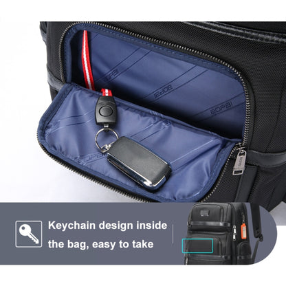 Bopai 61-121601 Large Capacity Waterproof Business Laptop Backpack With USB+Type-C Port(Blue) by Bopai