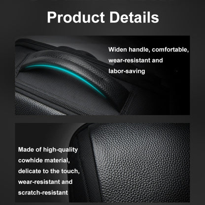 Bopai AL-61-122631B Large Capacity Cowhide Laptop Backpack With USB+Type-C Port(High-end Version) by Bopai