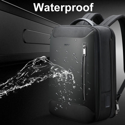 Bopai 61-19011 Large Capacity Waterproof Travel Laptop Backpack With USB+Type-C Port(Black) by Bopai