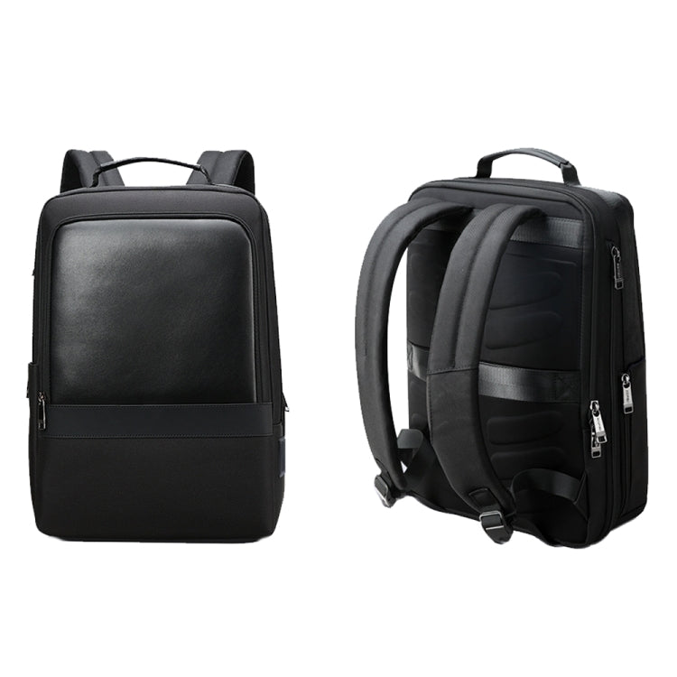 Bopai 61-26111 Large Capacity Business Commuter Laptop Backpack With USB+Type-C Port(Black) by Bopai