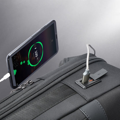 Bopai 61-26111 Large Capacity Business Commuter Laptop Backpack With USB+Type-C Port(Black) by Bopai