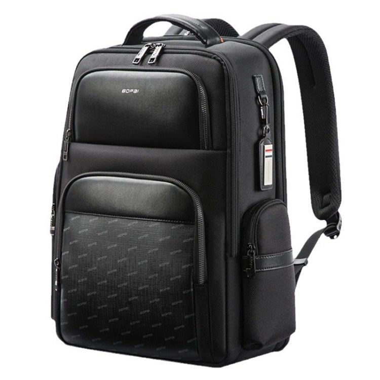 Bopai 61-91911 Large Capacity Business Waterproof Laptop Backpack With USB+Type-C Port(Black) by Bopai