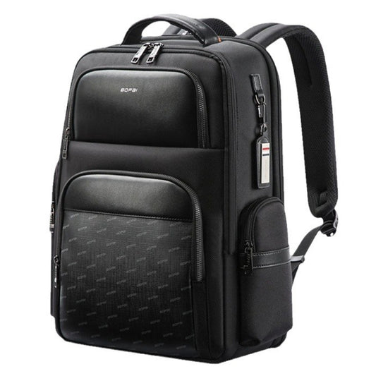 Bopai 61-91911 Large Capacity Business Waterproof Laptop Backpack With USB+Type-C Port(Black) by Bopai
