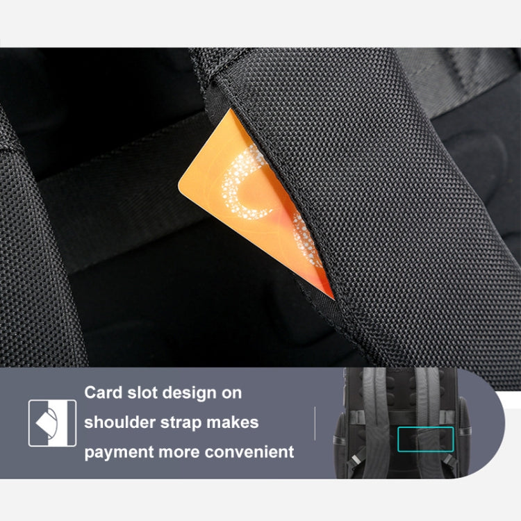 Bopai 61-91911 Large Capacity Business Waterproof Laptop Backpack With USB+Type-C Port(Black) by Bopai