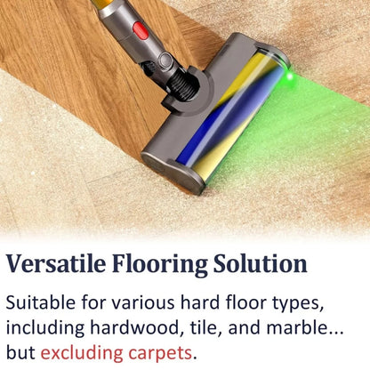 For Dyson Gen5 Vacuum Cleaner Soft Brush Head With Green Light Dust Display Lamp by bashfashion