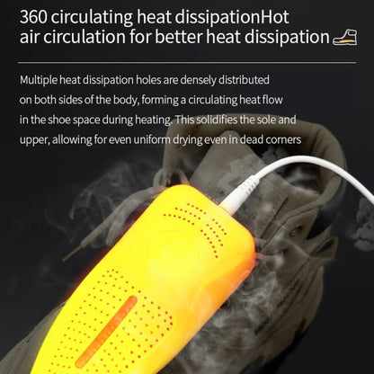 Electric Shoe Dryer with UV Sterilization Powered By 5V USB(White) by bashfashion