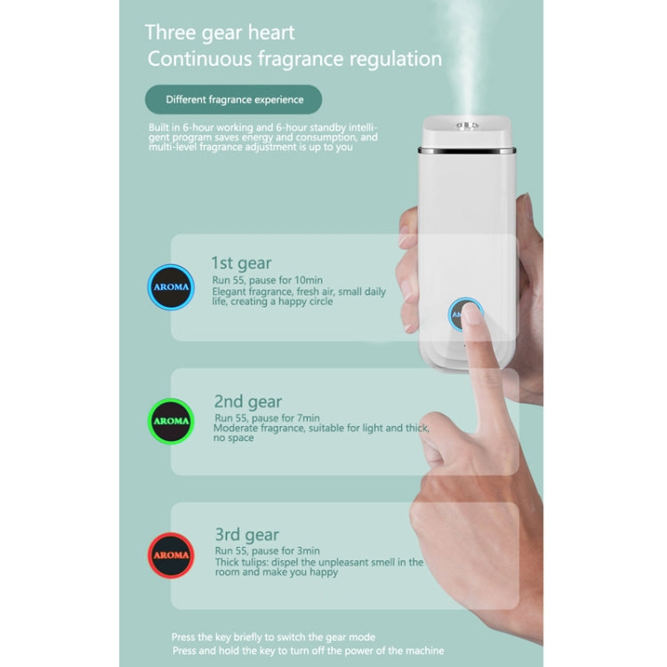 Household Humidifier Aroma Diffuser Automatic Fragrance Spray Machine(Green) by bashfashion