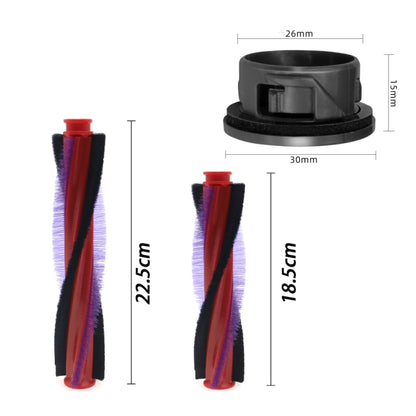 For Dyson V6 DC59 DC62 SV03 Vacuum Cleaner Brush Head Roller Bar, Spec: End Cap by bashfashion